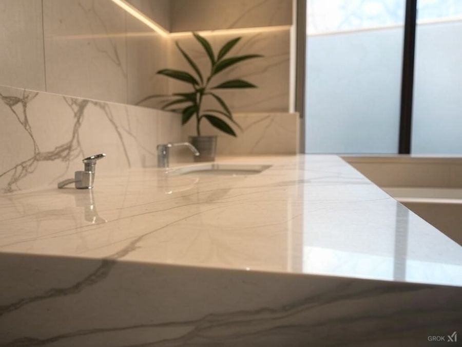 Os melhores mármores para banheiros modernos