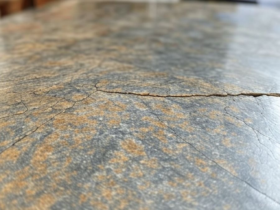 O que fazer em caso de rachaduras no mármore ou granito?